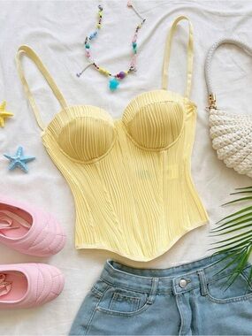 NEW SHEIN Bustier Corset Top 💛